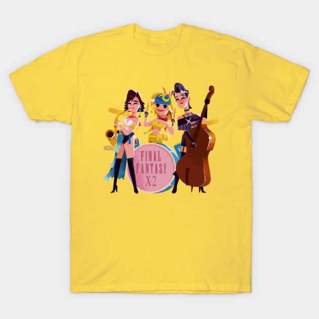 Final Fantasy jazz trio T-Shirt by juhaszmark